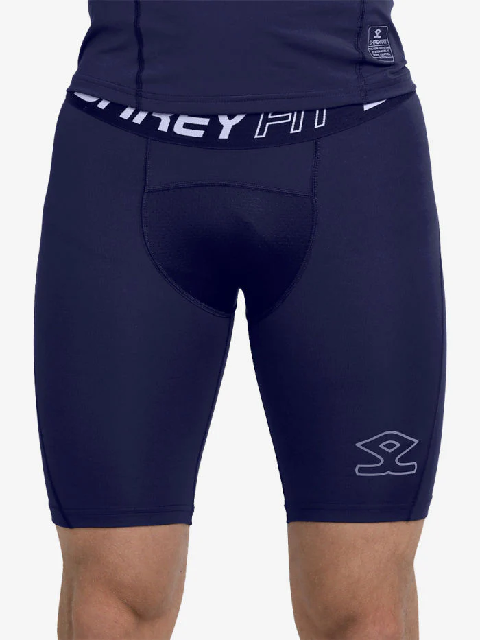 Shrey Compression Shorts (red, XL)