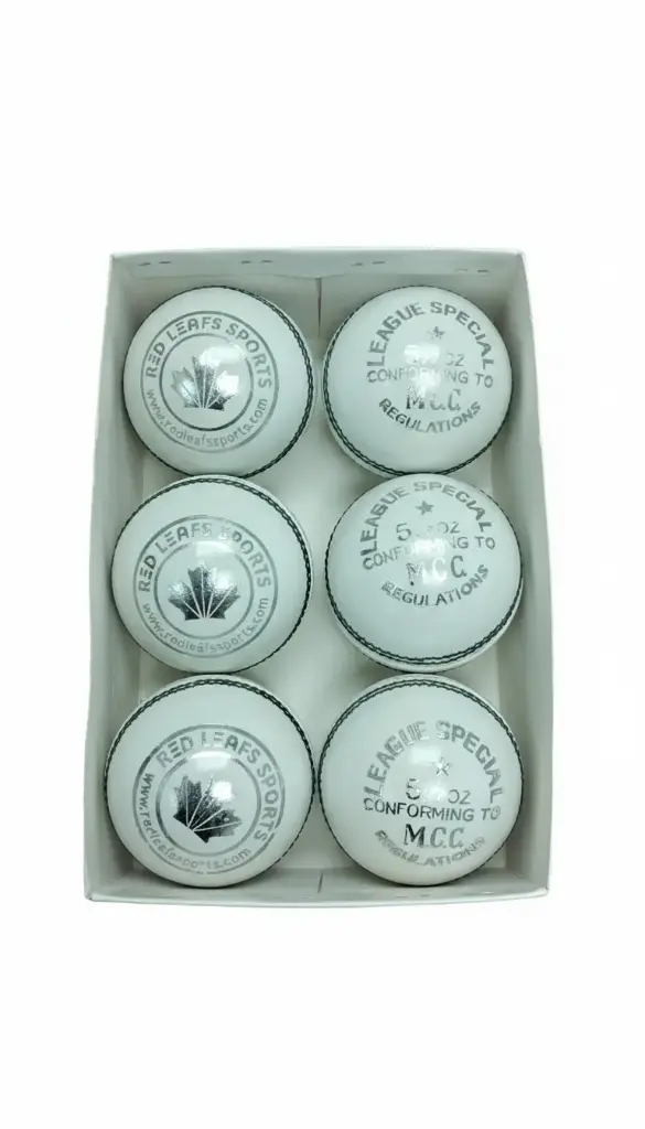 League Special Cricket Leather Ball (Red)