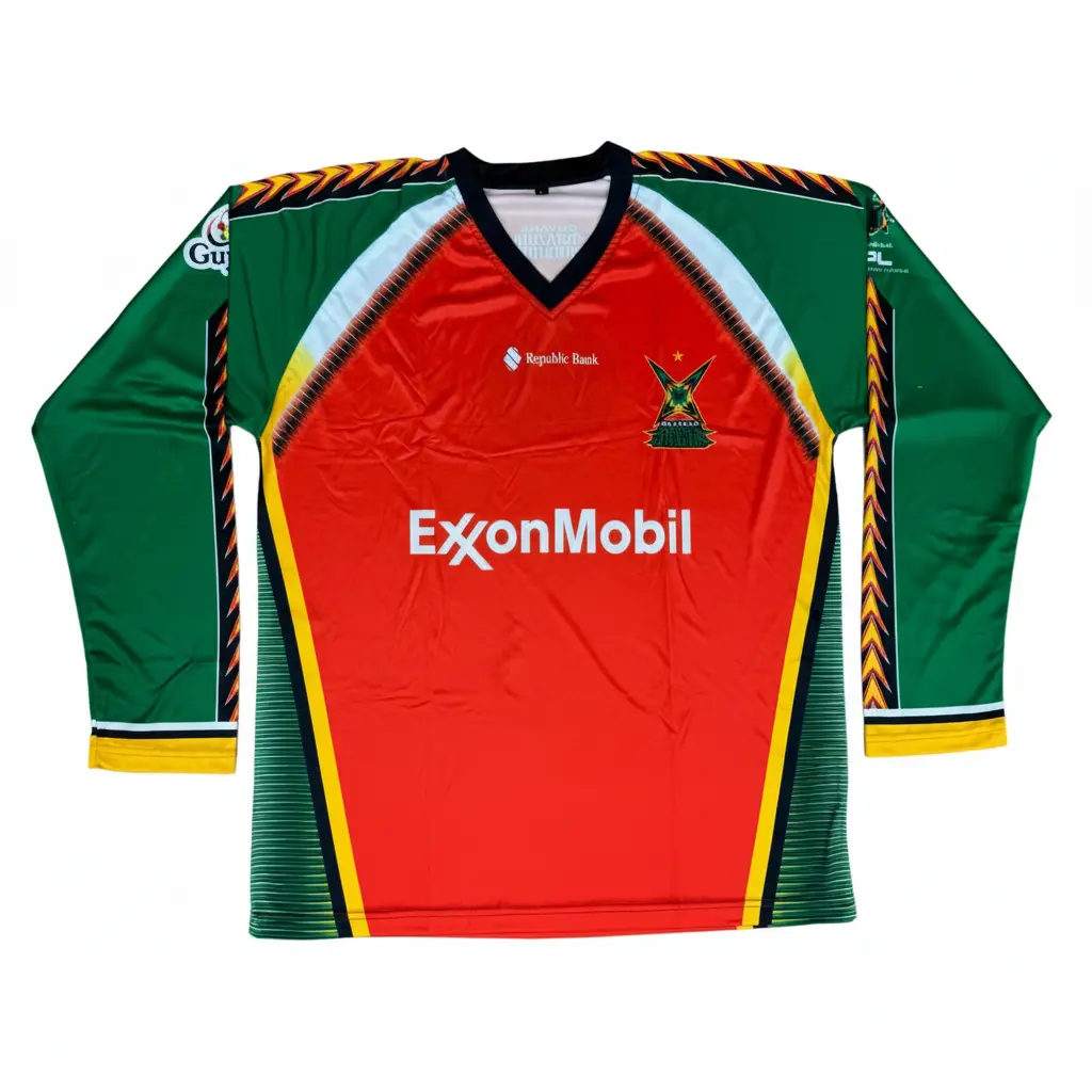 Guyana Amazon Warriors - CPL Replica Jerseys 2025 - Full Sleeve (XL)