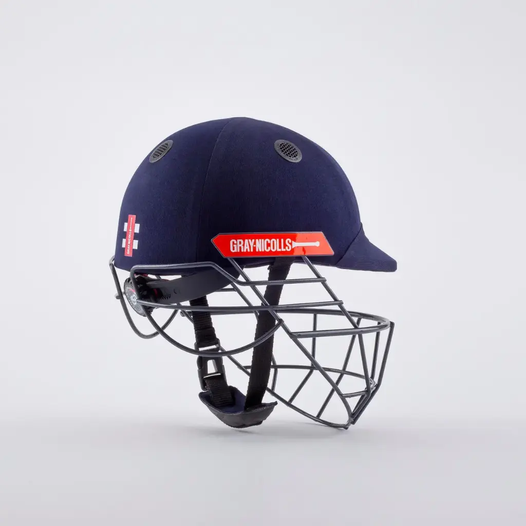 Gray Nicolls Atomic 360 Cricket Helmet (Blue, Medium)